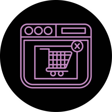 eşsiz satın alma vektör çizgisi simgesi