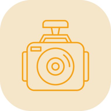 Kamera simge vektör işareti ve beyaz arka plan üzerinde izole sembolü,