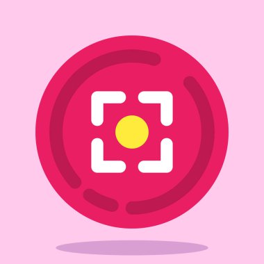 hedef simge vektör illüstrasyonu