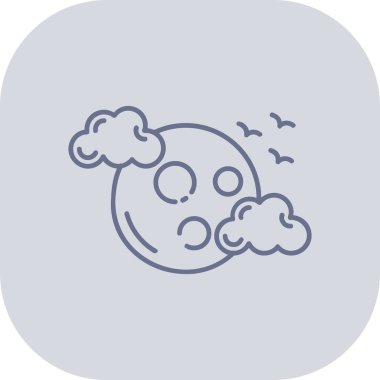 Çizgi film uydusunun vektör çizimi