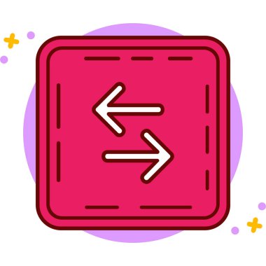 Beyaz arkaplan vektöründe kırık pencerenin ana simgesi.