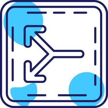 ok simgesi vektör illüstrasyonu