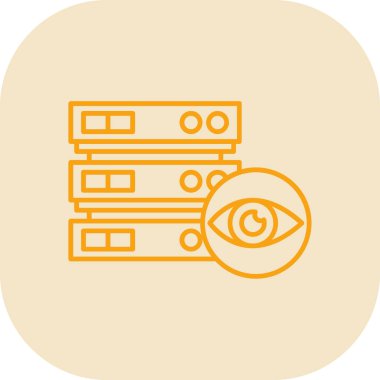 Göz simgesi vektör illüstrasyonu