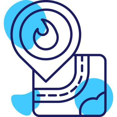 Harita gezinme konumu simgesi - taslak biçimi