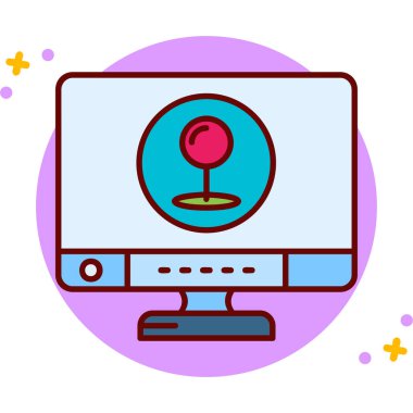 Web tasarım simgesi, vektör illüstrasyonu