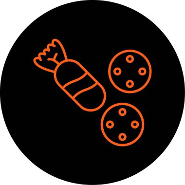 Benzersiz yangın söndürücü vektör simgesi