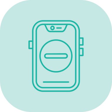 Mobil uygulama simgesinin vektör illüstrasyonu