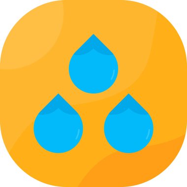 Su damlası. Basit resimleme