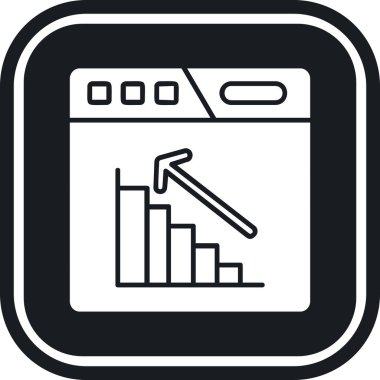 Basit tasarım grafiği simgesi