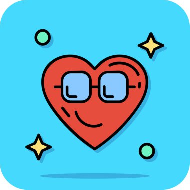 Mutlu Sevgililer günü simgesi