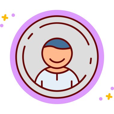 Maskeli bir adamın vektör çizimi