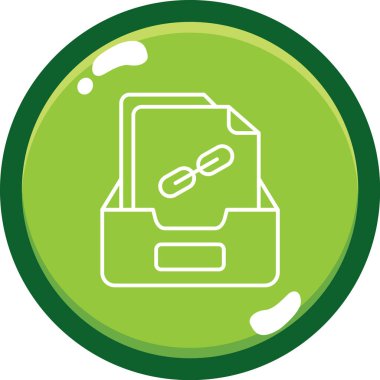 Dosya. Web simgesi basit illüstrasyon