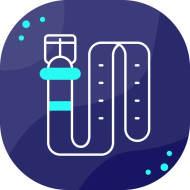 Bir test tübü simgesinin vektör çizimi