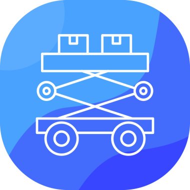 Modern oto tamir simgesinin vektör illüstrasyonu