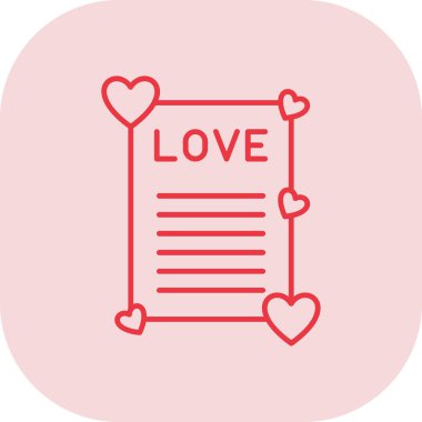 Beyaz arka planda izole edilmiş, modaya uygun, düz bir aşk harfi simgesi. Web sitenizin logosu için sevgi sembolü tasarımı, logo, uygulama, ui. vektör