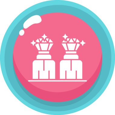 Bir fincan çayın vektör simgesi