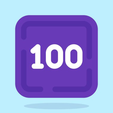 0 numara vektör simgesi tasarımı