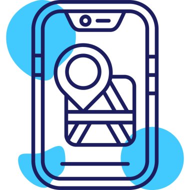 Smartphone Simgesi, vektör illüstrasyonu