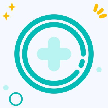 Tıbbi maske. Basit tasarım