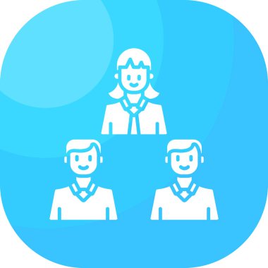 Bir grup insanın vektör çizimi