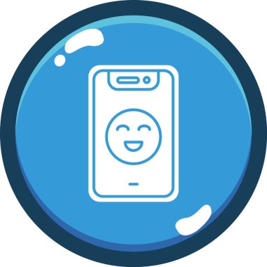 Akıllı telefon. Web simgesi basit tasarım