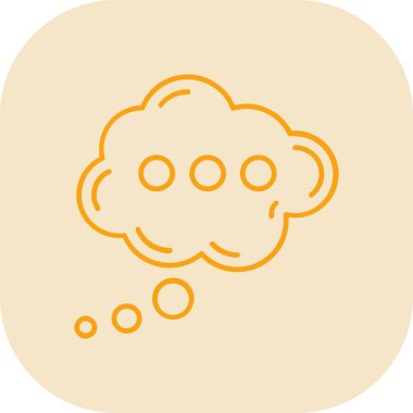 Bulut simgesi vektör illüstrasyonu