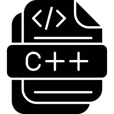 Kodlama. Web simgesi basit illüstrasyon