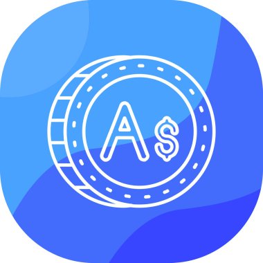 Dolar para birimi vektör simgesi modern basit tasarım