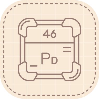 Kimyasal çizim. Kimyasal elementin kimyasal elementi