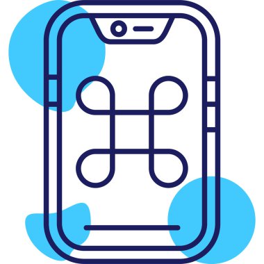 telefon simgesi, vektör illüstrasyonu