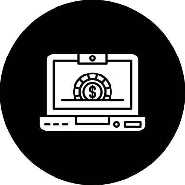 vektör dizüstü simgesi illüstrasyonu