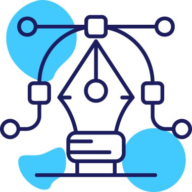 ağ bağlantısı modern simgesi, vektör illüstrasyonu