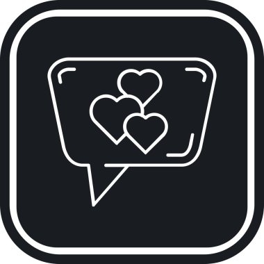 ileti simgesi, vektör illüstrasyonu