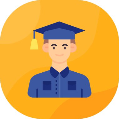 eğitim düzlüğü simgesi, okul, okul vektör illüstrasyonu