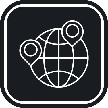 vektör küresel ağ illüstrasyonu