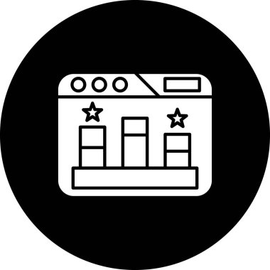 seo modern simgesinin vektör illüstrasyonu