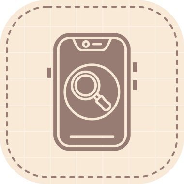 cep telefonu ikonu vektör illüstrasyonu