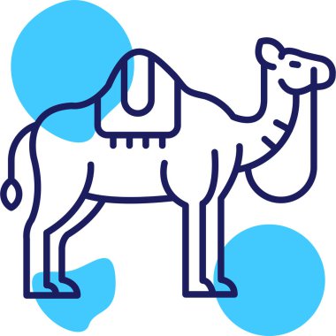 Deve Ağı simgesi basit tasarım