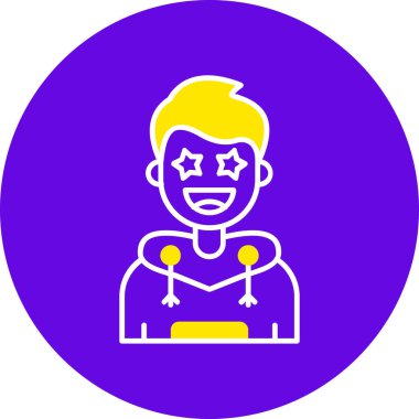 Maskeli bir adamın vektör çizimi