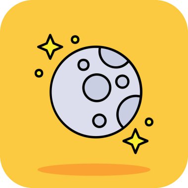 ay, yıldız, uzay, uzay, gezegen, astronomi simgesi