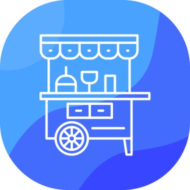 Gıda simgesinin vektör illüstrasyonu