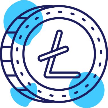 Modern ve eksik simgenin vektör illüstrasyonu