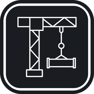 Modern yapı simgesinin vektör illüstrasyonu