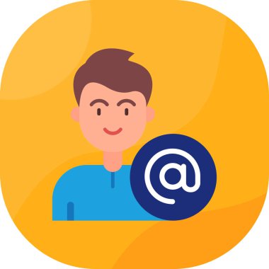 E-posta. Web simgesi basit illüstrasyon