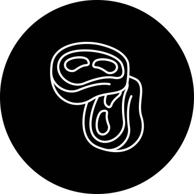 Gıda simgesinin vektör illüstrasyonu