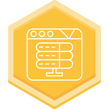 Akıllı evin modern bir simgesinin vektör çizimi