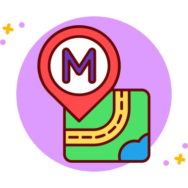 rota modern renk vektörü simgesi