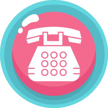 - Telefon. Web simgesi basit illüstrasyon