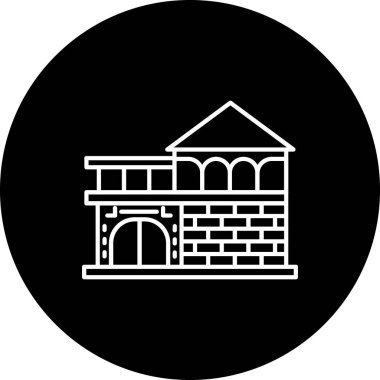 ev simgesini işaret illüstrasyon vektör