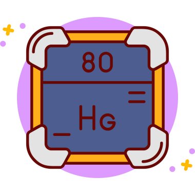 Periyodik panonun kimyasal elementinin simgesi